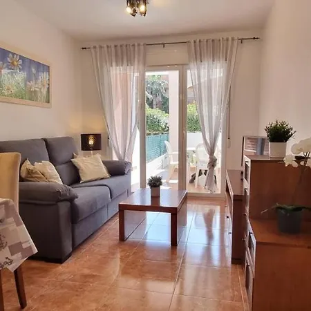 Apartment Paraiso Vera Playa: Beachfront Garden Retreat With Private Pool