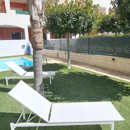 Homes Of Spain, Paraiso Vera Playa, Ed Nuku Hiva, Bajo W Con Jardin Y Piscina Privada A Pie De Playa, Wifi 公寓 Playas de Vera